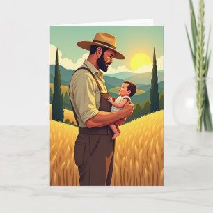 Carte de fête des pères pour un papa aimé