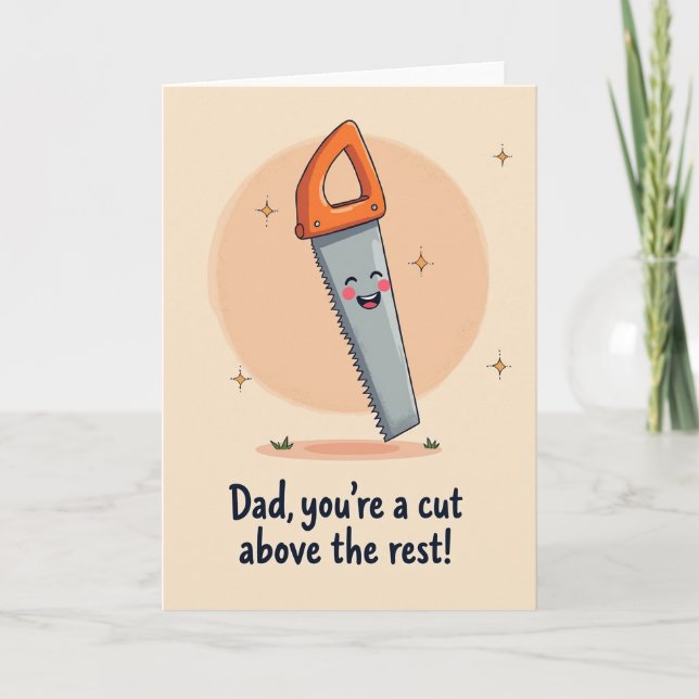 Carte de Fête des Pères Smiling Tool (Devant)