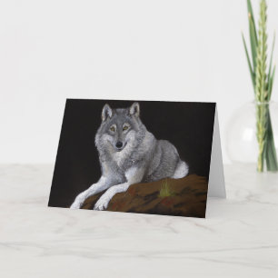 Carte de Fête des pères Wolf
