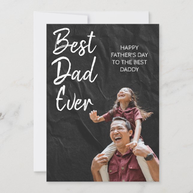 Carte de fête du Père sur mesure pour papa (Devant)