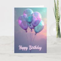 Carte de fête éthérée en forme de sphère
