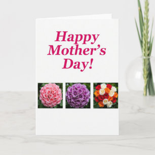 Carte de Fête Florale Fuchsia