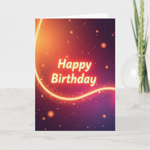 Carte de Fête Lumineuse