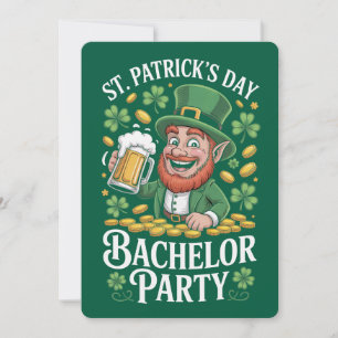 Carte de fête pour célibataire de la Saint-Patrick