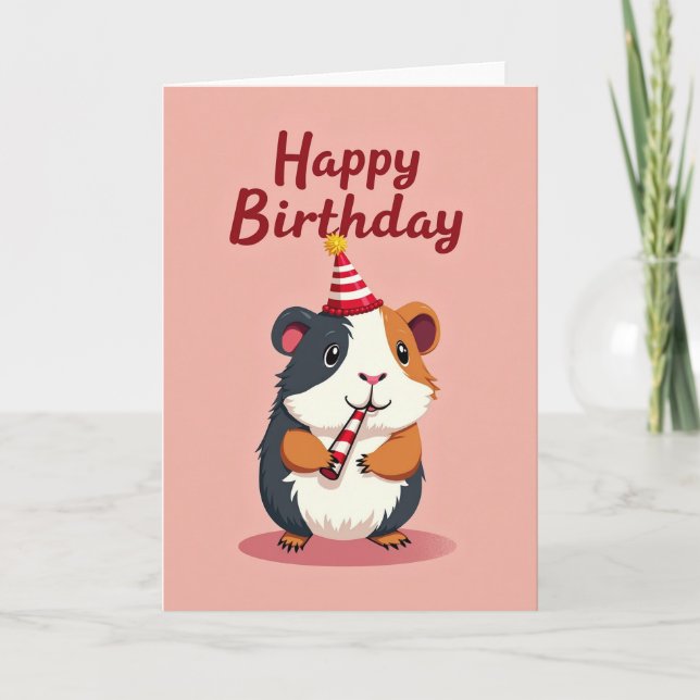 Carte de fête pour créature fantaisiste (Devant)