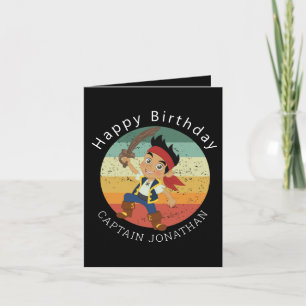 Carte de fête pour garçon pirate