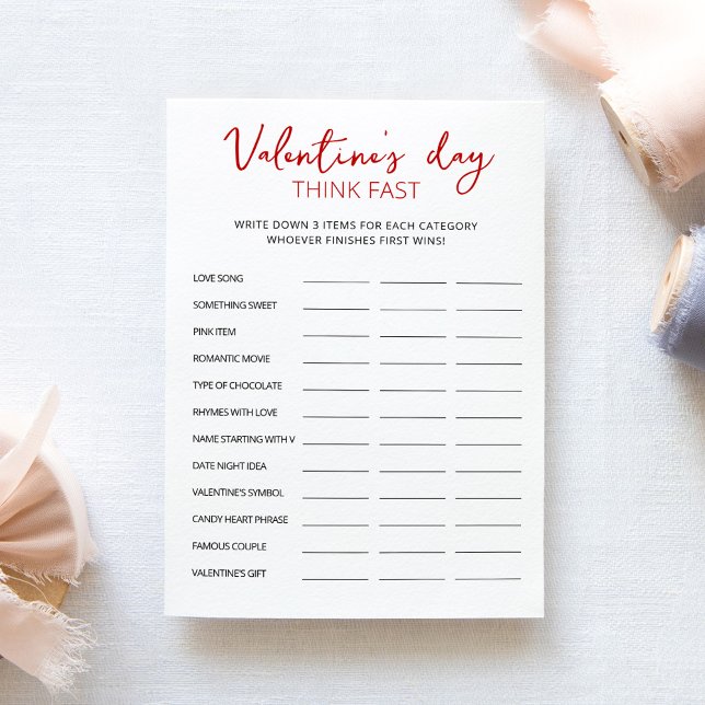 Carte de fête rapide pour la Saint-Valentin (Créateur téléchargé)