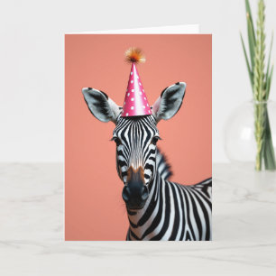 Carte de fête rayée festive