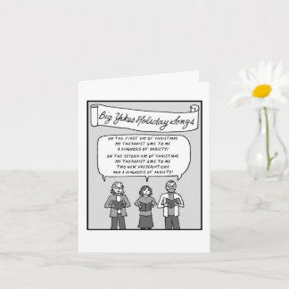 Carte de fêtes Big Yikes : 12 jours de Noël