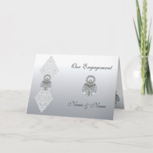 Carte de fiançailles de mariage Épargnez la date L