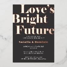 Carte de fiançailles « Love’s Bright Future » avec