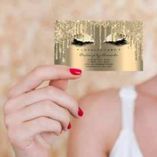 Carte de fidélité 6 Beauté Salon Lash Spark Gold D