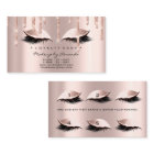 Carte de fidélité 6 Beauté Salon Lashes Rose Gold 