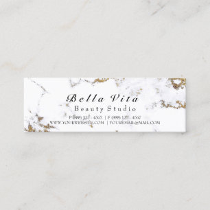 Carte de fidélité 6 Noir Blanc Punch Maquillage