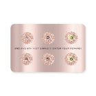 Carte de fidélité 6 Punch Maquillage Lashes Coeur 