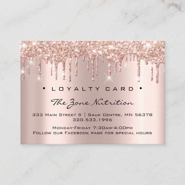 Carte de fidélité 6 Punch Nutrition Health Herbes (Devant)