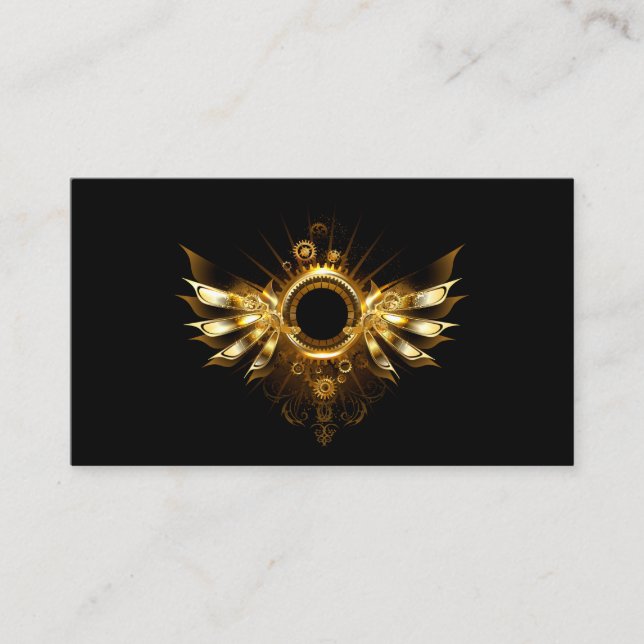 Carte De Fidélité Ailes de Steampunk (Devant)