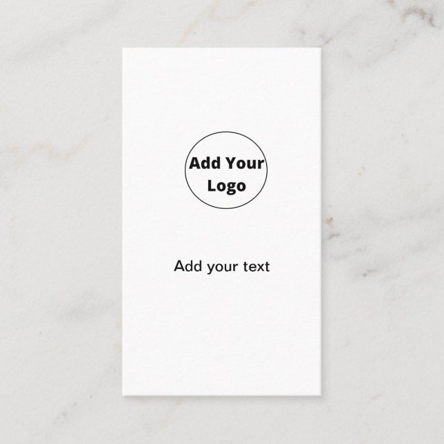 Carte De Fidélité ajouter votre texte simple minimum personnalisé aj (Devant)