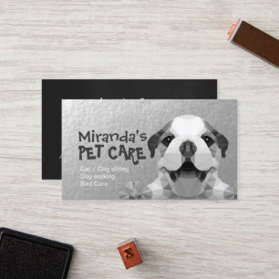 Carte De Fidélité Animaux domestiques assis Bain & Grooming Loyalty