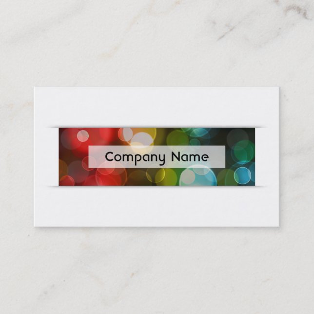 Carte De Fidélité appréciation du client bokeh (Devant)