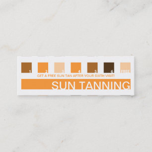 Carte De Fidélité appréciation du client SUN TANNING (carrés mod)