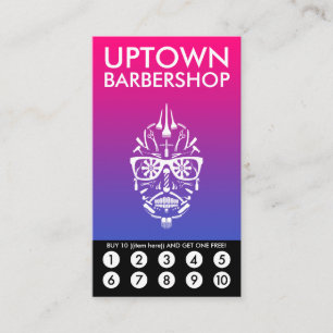 Carte De Fidélité Barberboi Uptown Loyalty Punch Card