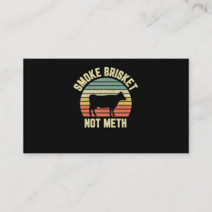 Carte De Fidélité Bbq Fumée Brisket Drôle Pas Novelty Grilling