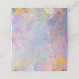 Carte De Fidélité Beau arrière - plan Abstrait d'aquarelle