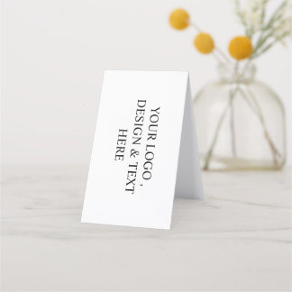Carte De Fidélité Blanc Personnalisé – Votre Logo & Texte Ici 