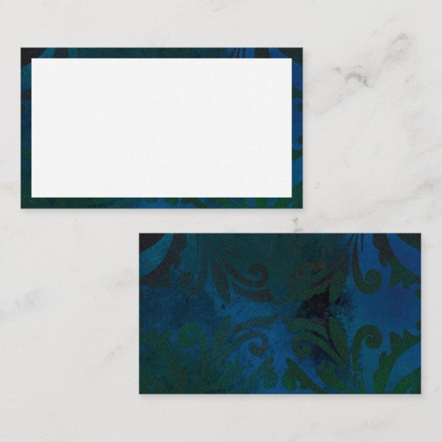 Carte De Fidélité bleu (Devant / Derrière)