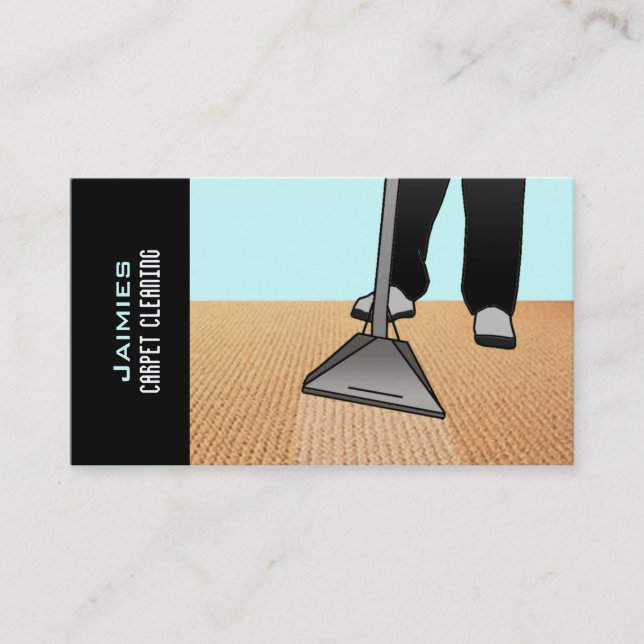 Carte De Fidélité Bon libre de nettoyage de tapis (Devant)