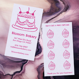 Carte de fidélité Boulangerie Pâtisserie Gâteaux C