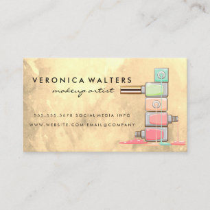 Carte De Fidélité Bouteilles polonaises à ongles empilées