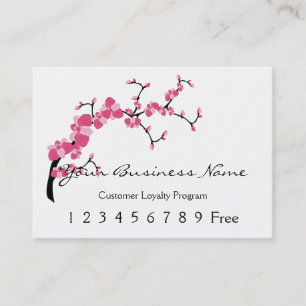 Carte de fidélité :: Branche de cerisier en fleurs