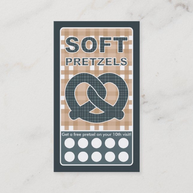 Carte De Fidélité bretzel de plaid (Devant)