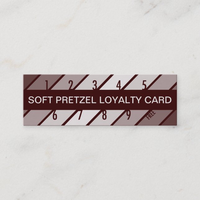 carte de fidélité bretzel souple (rétrograde) (Devant)