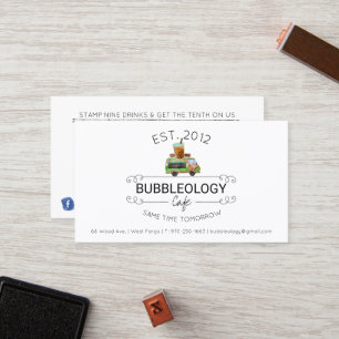 Carte de fidélité Bubble Tea Shop