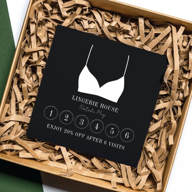 Carte de fidélité Business Lingerie Boutique (Créateur téléchargé)
