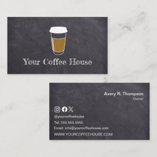 Carte De Fidélité Café Café Café Café simple sur mesure