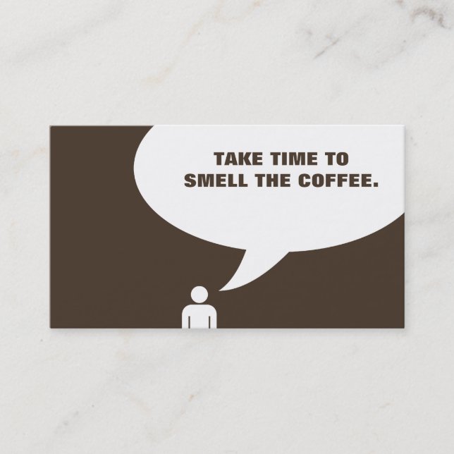 Carte De Fidélité café citations punch card (Devant)