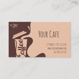 Carte De Fidélité Café Loyalty Card Café Shop
