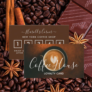 Carte de fidélité Café Shop - Café Cup