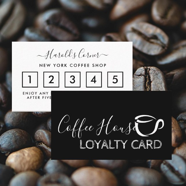 Carte de fidélité Café Shop - Icône Café (Créateur téléchargé)