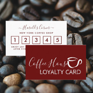 Carte de fidélité Café Shop - Icône Café