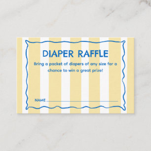 Carte De Fidélité Carton de tirage au sort de couche pour bébé Ciao