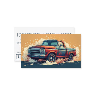 Carte De Fidélité CARWASH customer loyalty punch card