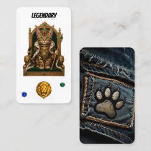 Carte De Fidélité Chat Punk Légendaire : Édition Royal Bengal