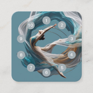 Carte De Fidélité Classe d'instructeur de Yoga Air vol aérien Chic