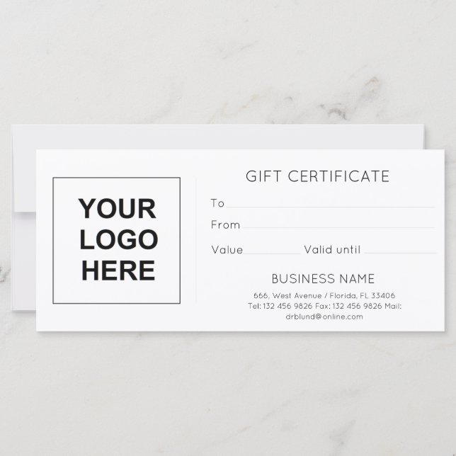 Carte de fidélité client pour entreprise de certif (Dos)