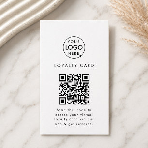 Carte De Fidélité Code QR de l'application de récompense virtuelle L